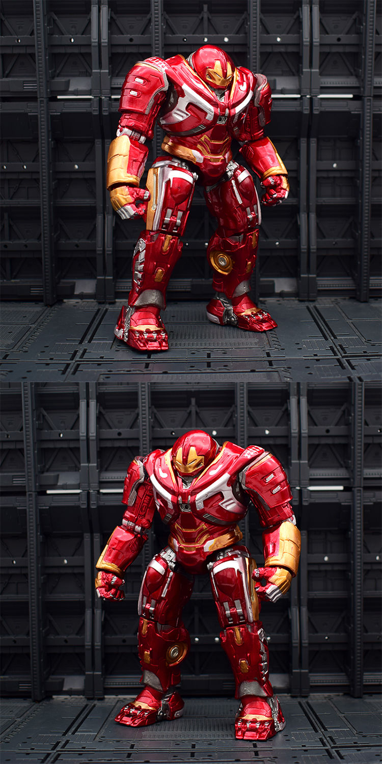 漫威模型复仇者联盟4反浩克装甲可动钢铁侠机甲摆件儿童礼物普通反