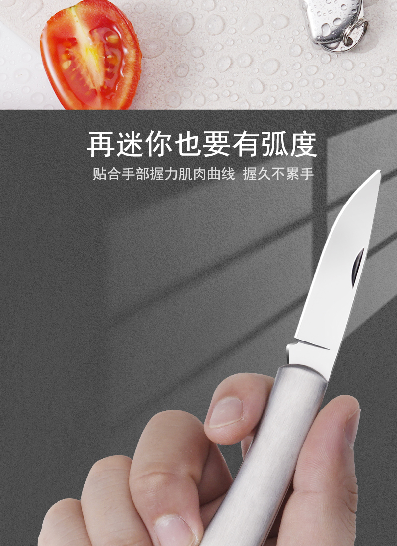 水果刀折叠家用削皮刀手把肉牛排刀便携随身迷你野外烧烤多功能小刀