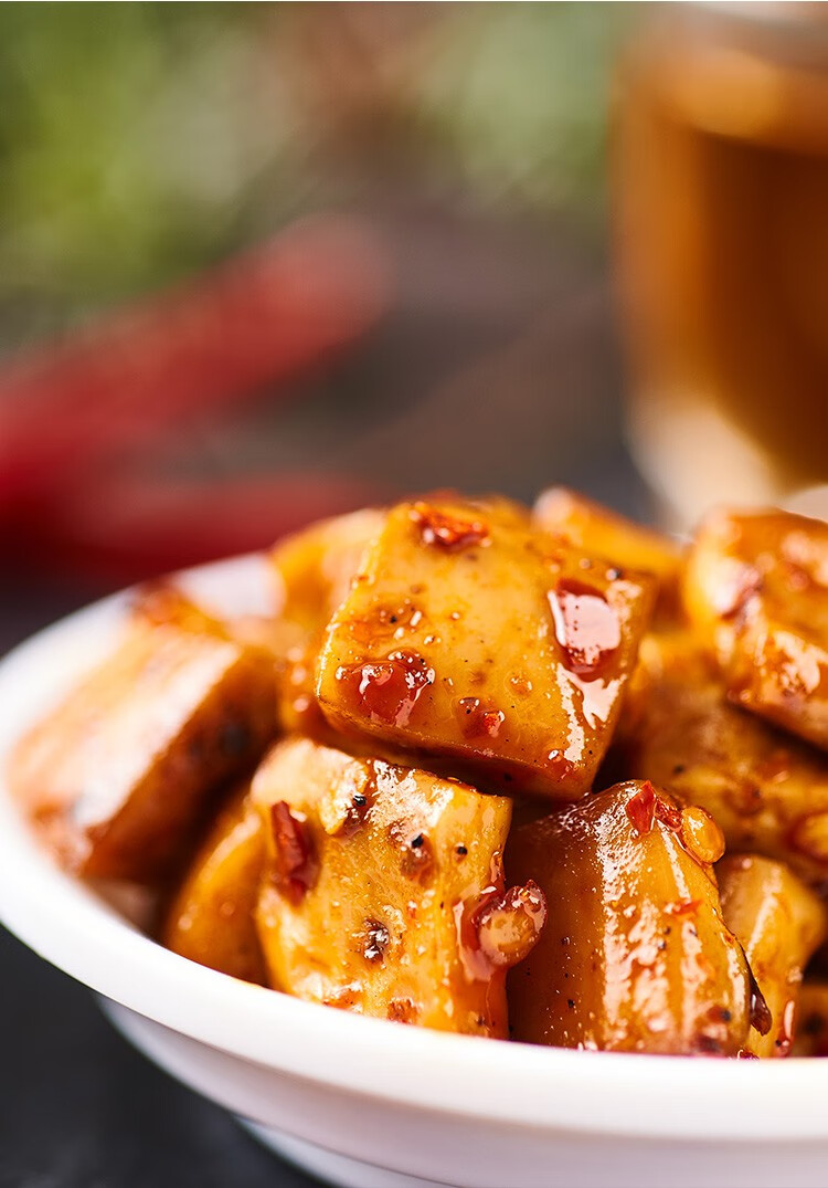 来伊份卤香豆干500g可可香川香麻辣味豆腐干美食网红小吃独立小包装