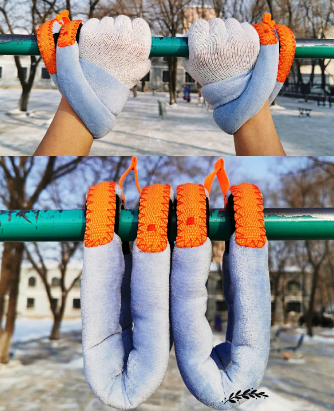 阙时翊钢片大回环保护套带单杠引体硬拉八练习训练颈肩腰恢复防脱手