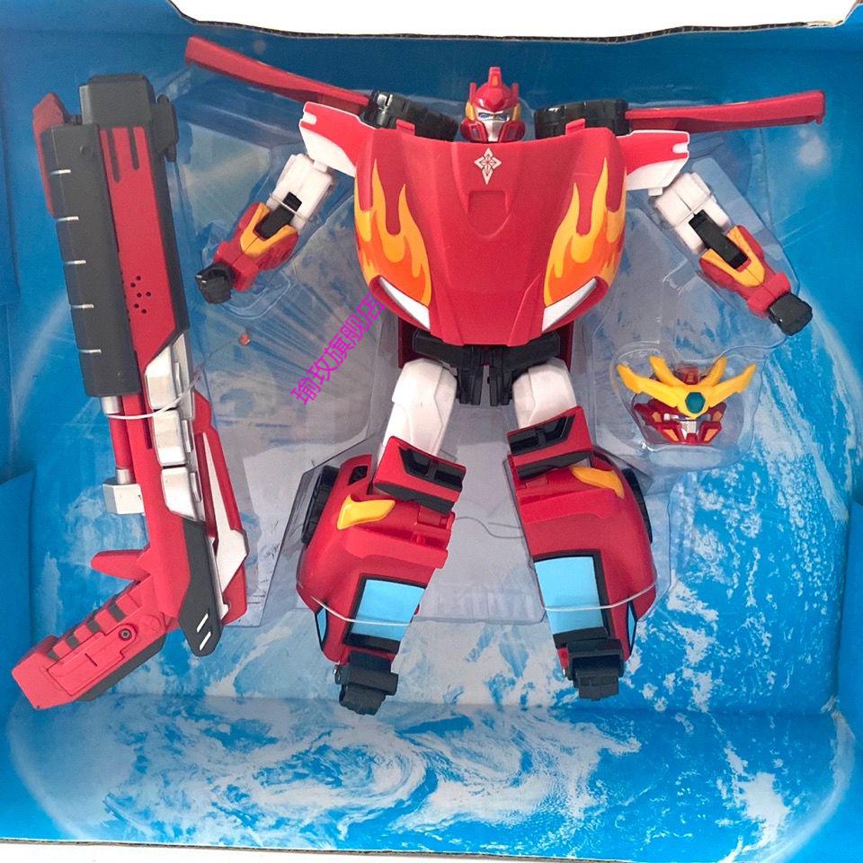 元气星魂勇者变形金钢机器人玩具豪华礼盒85寸烈空焰烈风合体85寸烈风