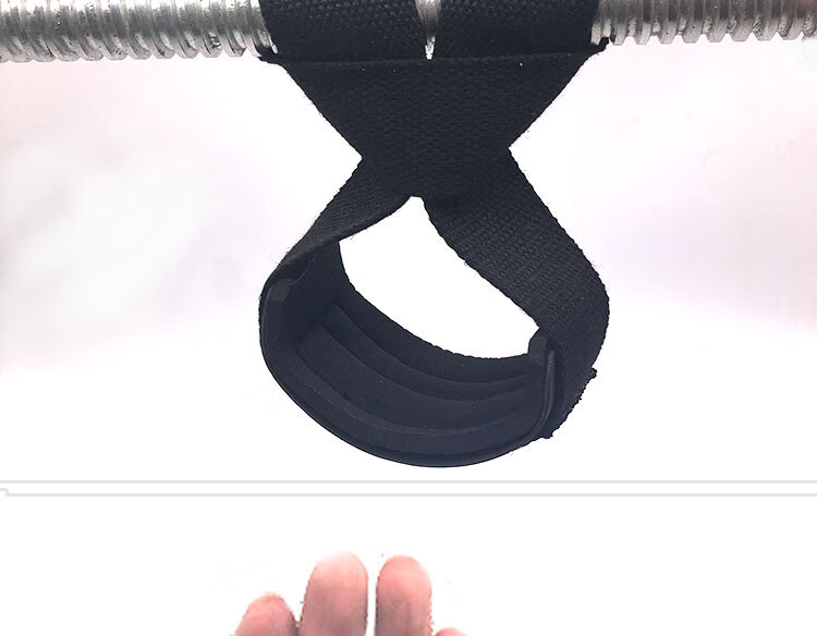 单杠大回环保护套带单杠辅助带助力吊杠带硬拉引体向上防脱绳 稳重黑
