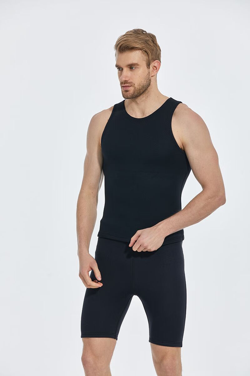 游泳衣男沙滩旅游氯丁橡胶潜水五分裤冲浪裤加厚保暖短泳裤潜水裤男士