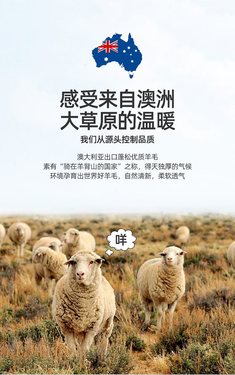 羊毛被广告录音图片