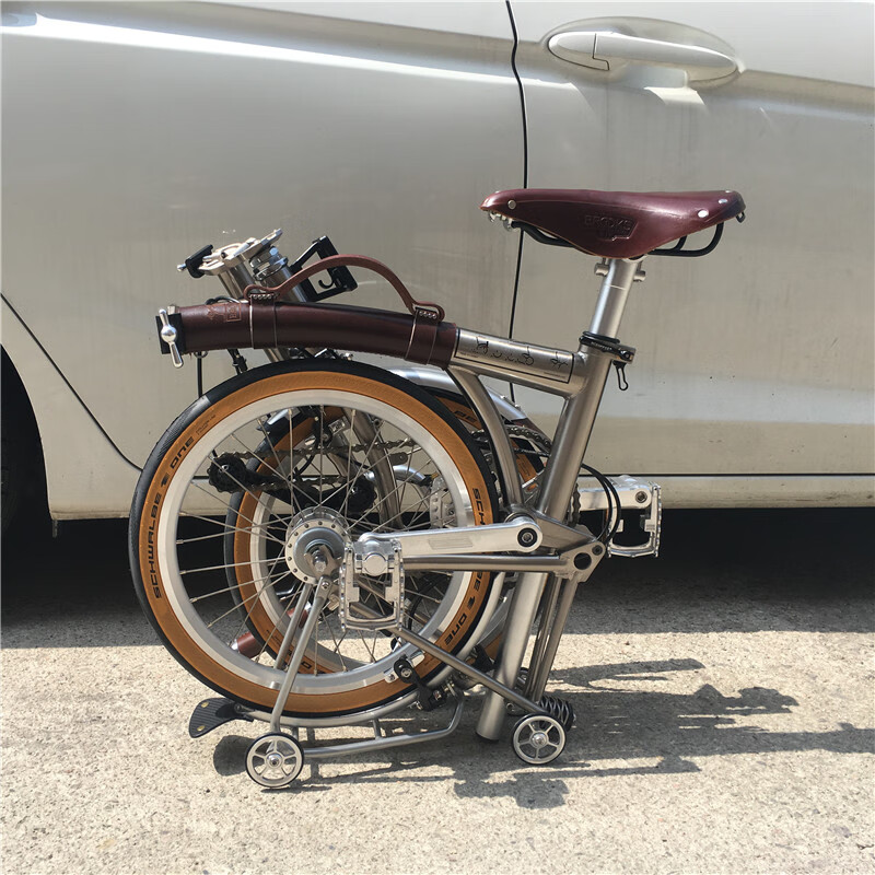 小布折叠自行车 brompton 国产小布折叠车折叠自行车电镀小布电镀银6