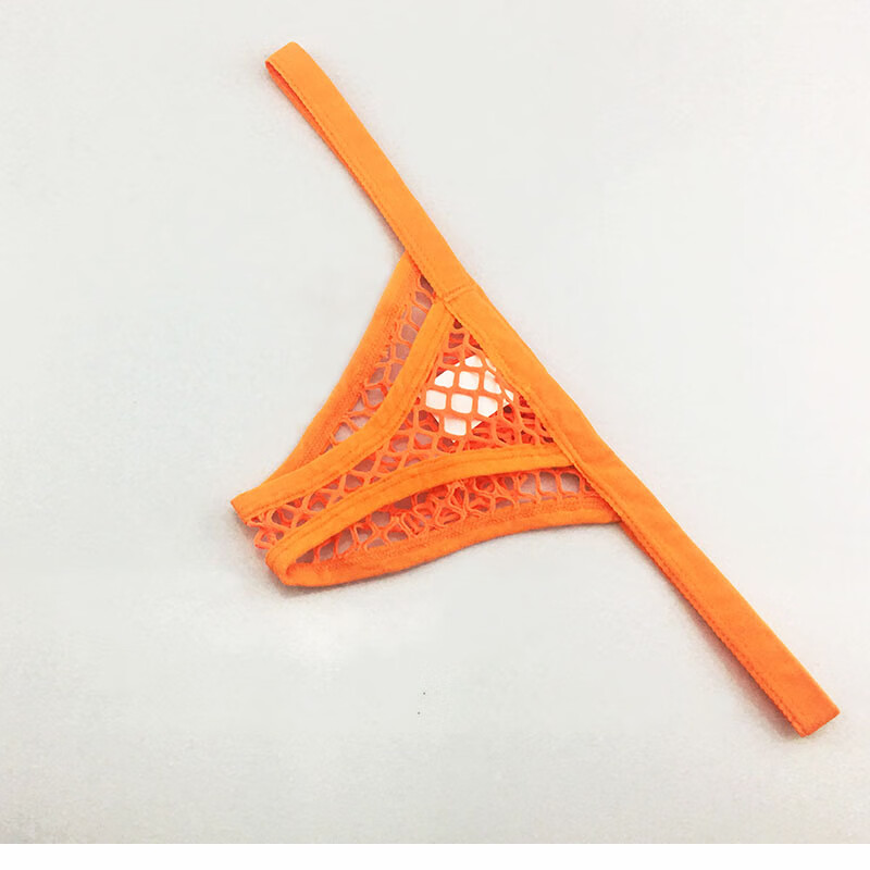 男士内裤大网孔性感透明诱惑丁字内裤时尚网眼网格青年潮t裤私房事裤