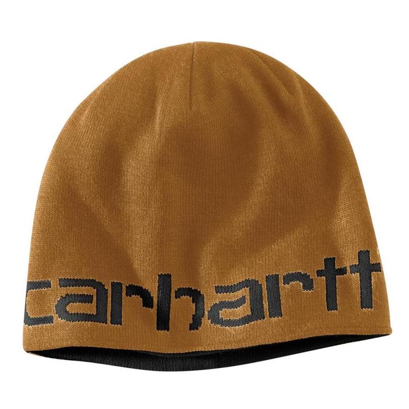 carhartt卡哈特男户外帽包头帽logo冬保暖两面用4821100137bjblack