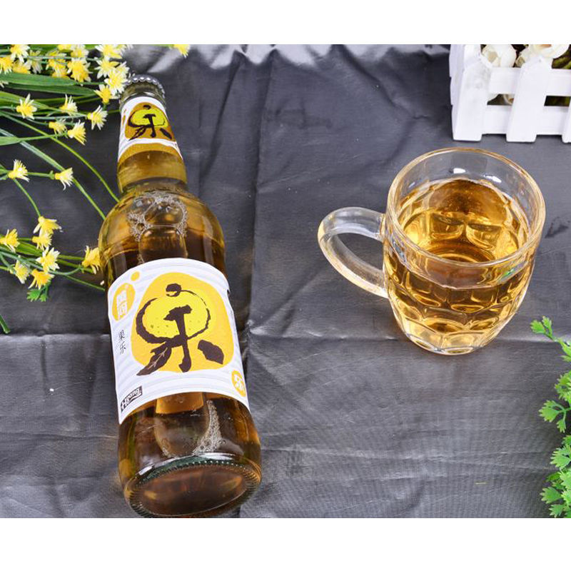 果饮姜饮黄河菠萝味果啤碳酸饮料姜啤6瓶汽水 黄河果乐6瓶装【图片