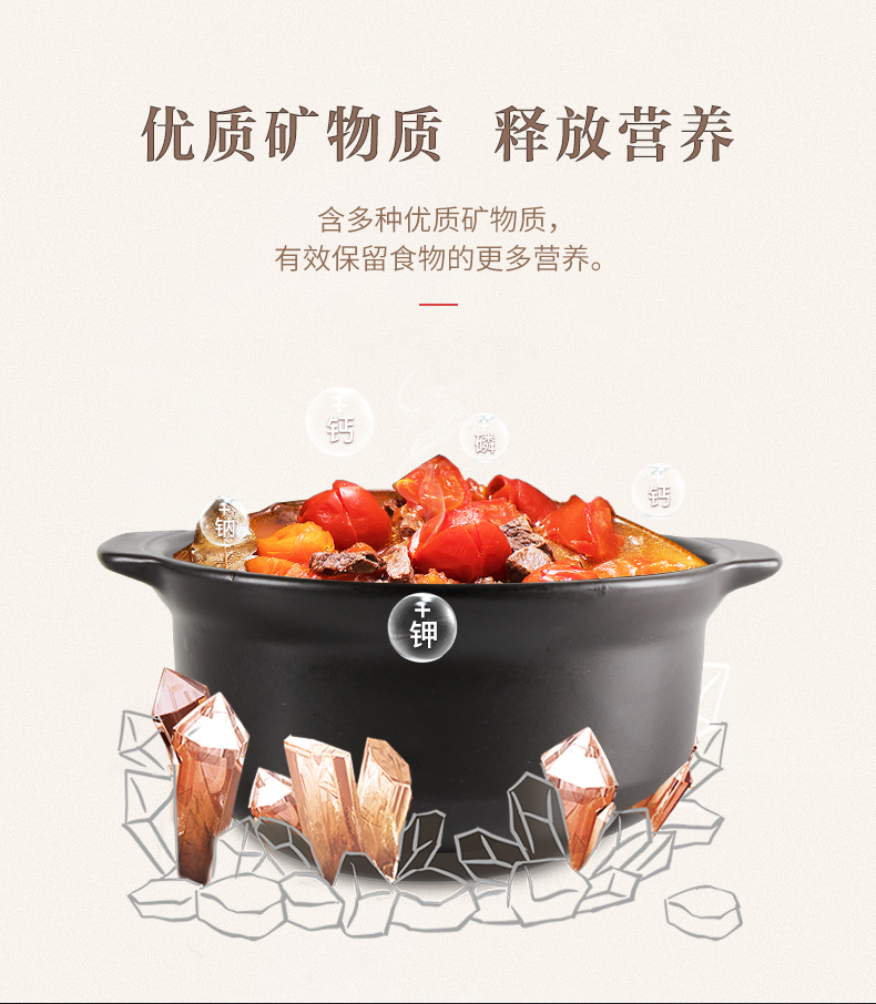 邯宝干烧煲邯宝干烧砂锅家用明火陶瓷煲土沙锅燃气熬粥煲汤炖菜锅石锅
