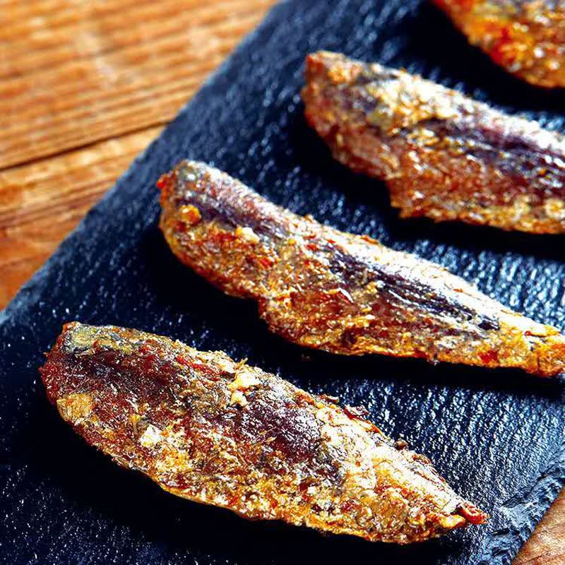 客家麻辣巴浪鱼小零食酥炭烤配酒即食烧烤小鱼干烧烤味10包