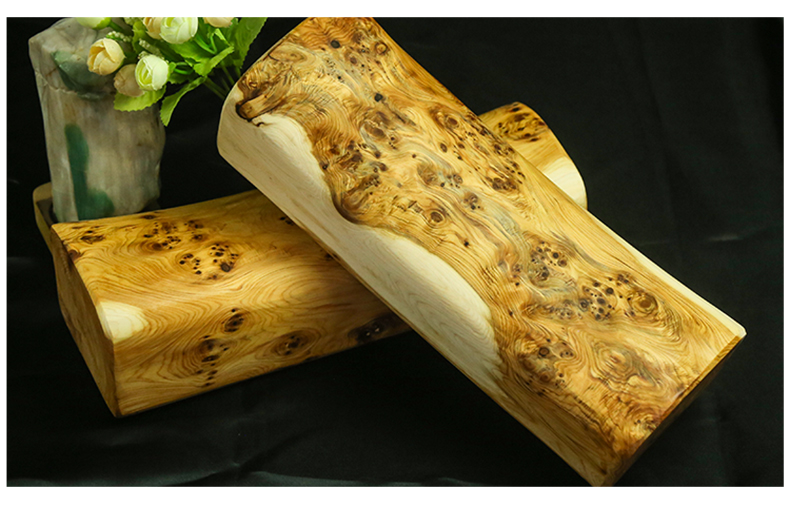 木枕头颈椎崖柏吉木太行山崖柏枕头瘤花崖柏颈椎枕成人硬枕护颈枕木头