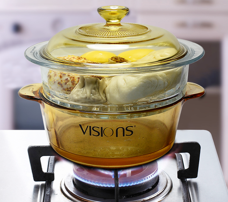 康宁锅晶钻锅透明玻璃锅vs22224108155汤炖锅奶锅17晶钻锅