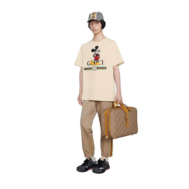 gucci古驰女士米奇印花短袖t恤 xjb66 9756米奇预售 s【图片 价格