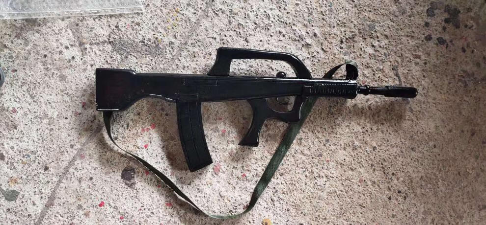 道具枪歪把子戏剧道具武气抗日影视捷克轻机枪又叫歪把子机枪 歪把子