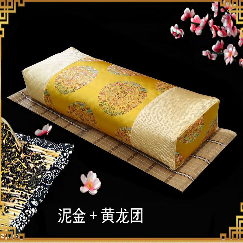 皇帝枕古代枕头颈椎枕中式仿古枕头枕套宫廷皇帝复古方枕荞麦老式长
