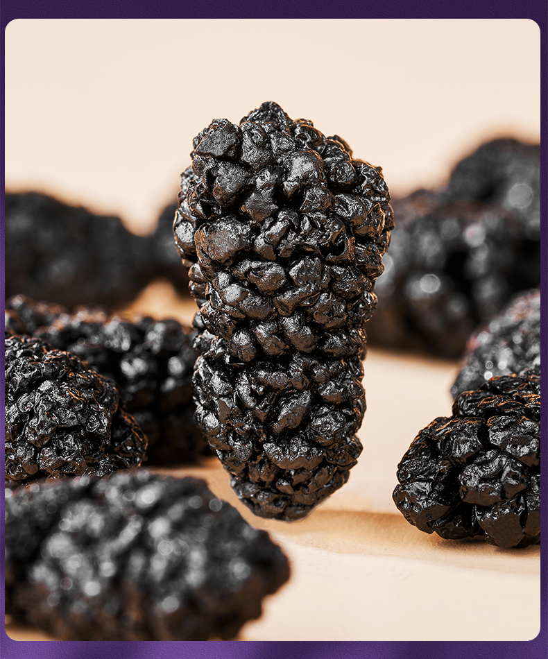 买1送1新疆桑葚干果大颗粒泡水茶黑桑椹子共500g特级官方旗舰店