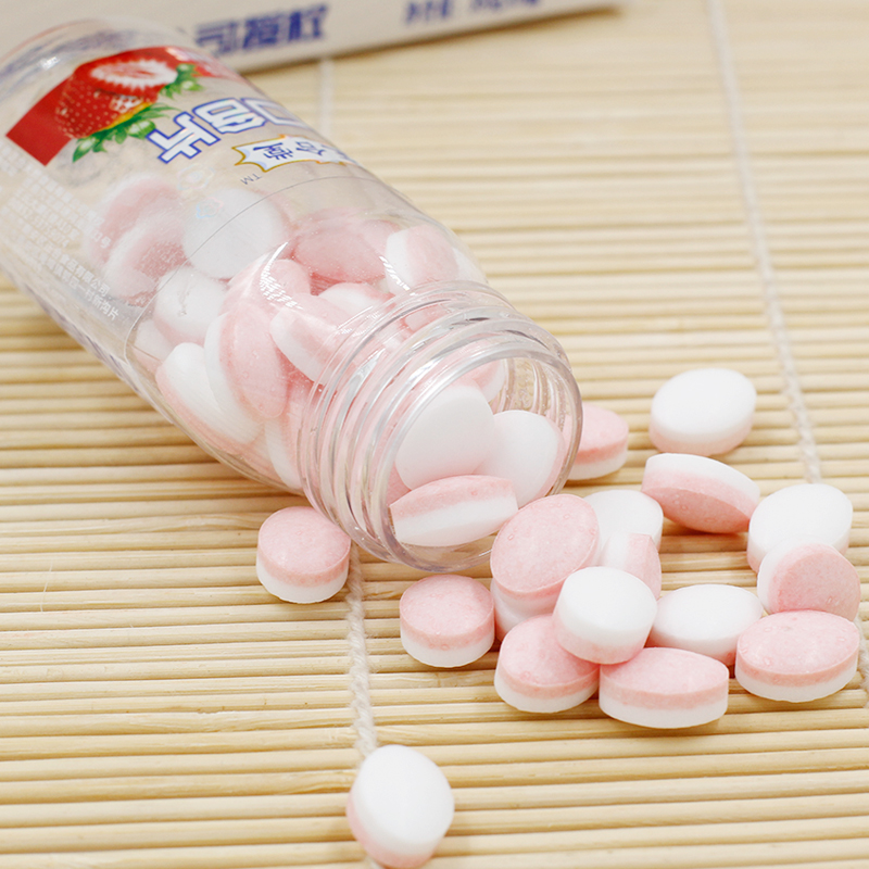 维c清口含片8瓶*38克薄荷糖水果清爽含片接吻清凉糖果薄荷糖清爽清凉