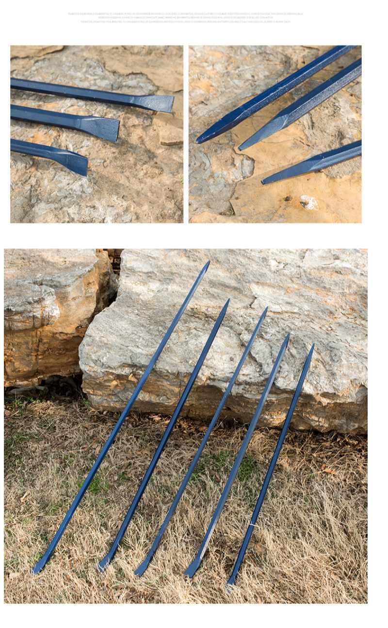 撬棍撬棒起钉器橇杠翘棍汽修撬胎棍棒拆木箱翘轮胎工具钢钎 六棱撬棍