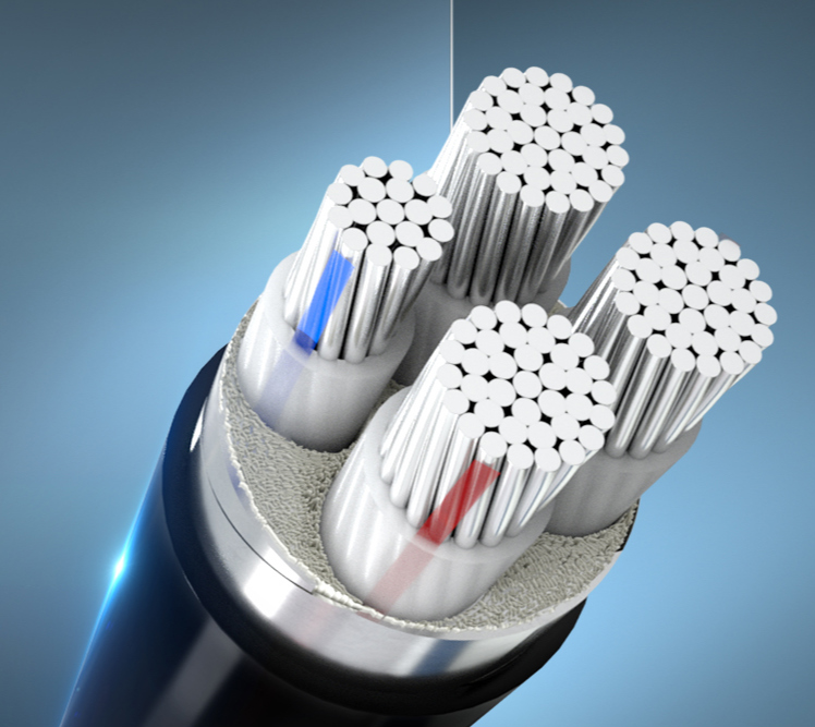 yjlv铝芯电线国标4芯1625355070平方150三相四线地埋铝电缆线国标yjlv