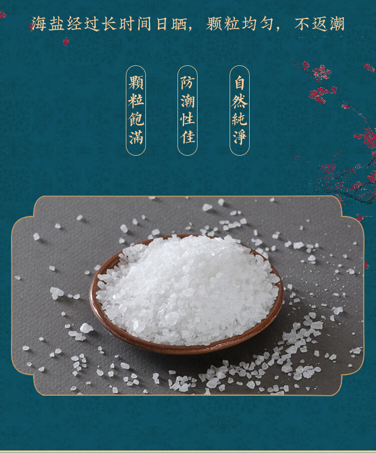 第康海盐包粗盐热敷袋电加热艾叶艾草艾绒护肩颈椎深蓝经典款