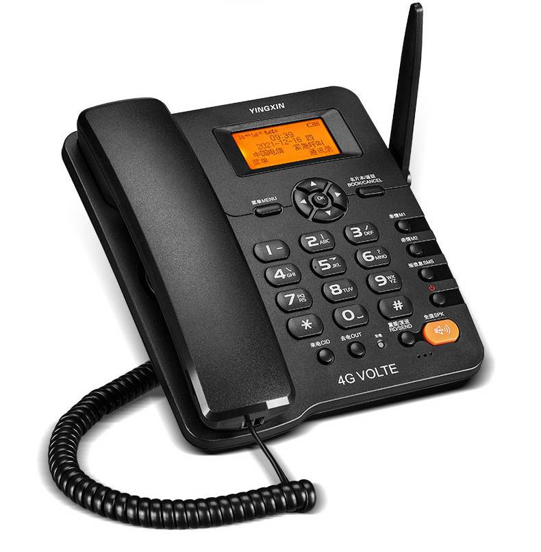 tcl座机盈信4g全网通无线座机电信移动联通录音插卡电话机家用固定