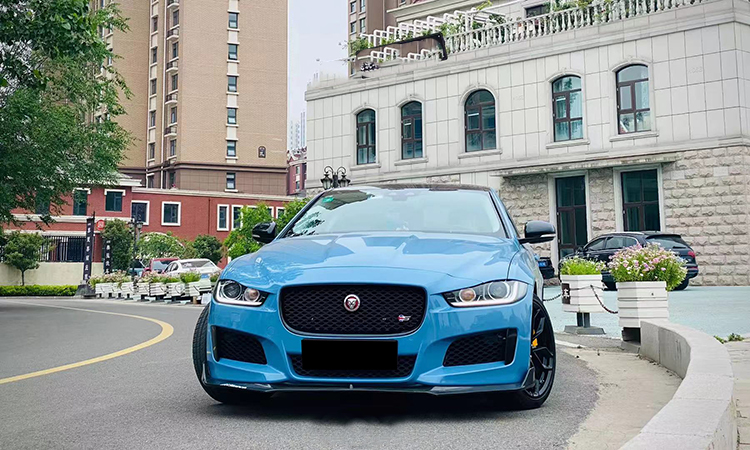 定制适用 捷豹xe/xel/xes改装真碳纤维前唇侧裙后唇后扰流尾翼小包围