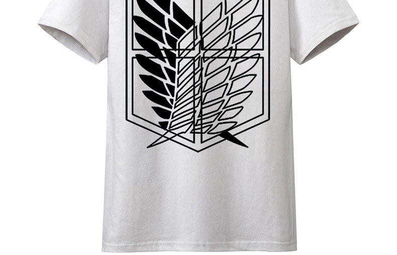 自由之翼兵长衣服动漫周边进击的巨人短袖t恤男生夏季青少年进击的