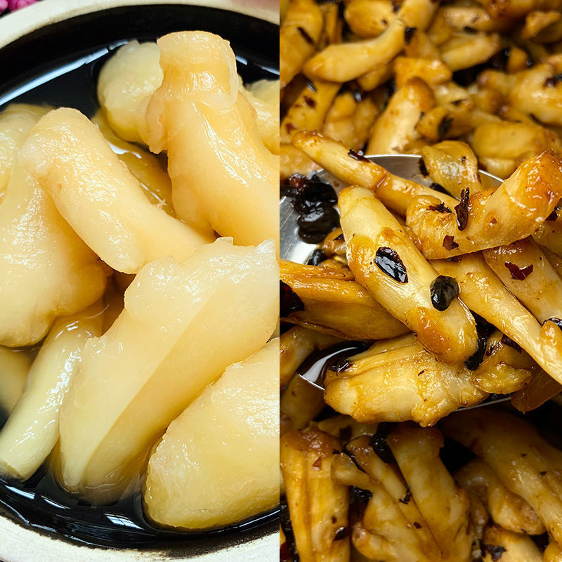 豆豉姜腌制糖醋嫩生姜农家自制下饭菜酸甜味零食江西宜春特产豆豉姜