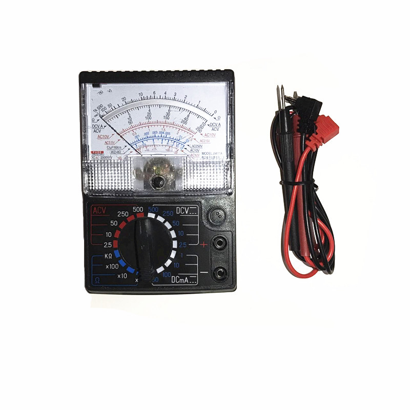 通用 便携万用表mf110a迷你袖珍型机械小表(带电池表笔) jkx指针式万