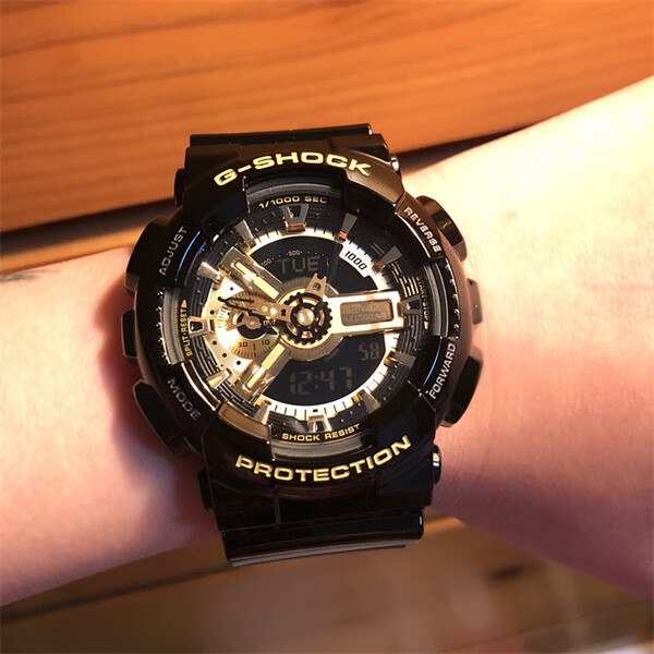 g-shock ga-110-1b黑武士110gb/rg/ske/mmc/ls- ga-100cf-1a9黑迷彩