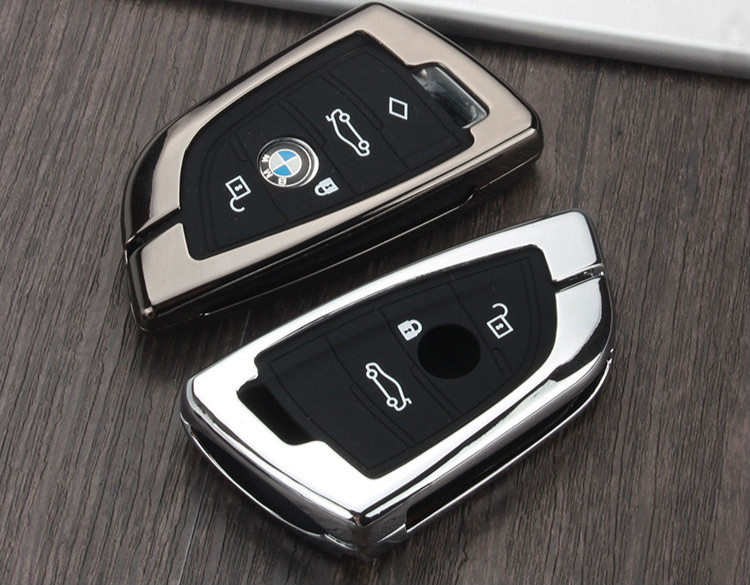 适用于2018款宝马5系528li530li新x1x5x67系730刀锋118i车钥匙包壳扣