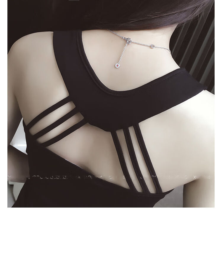 吊带背心打底薄款两件装性感美背吊带背心内衣女外穿潮流夏学生韩版
