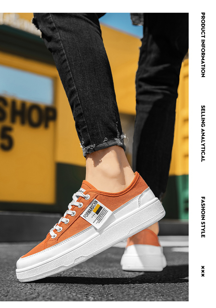 鸿兴红星尓克布鞋男款夏季透气薄款厚底帆布鞋学生运动休闲鞋男 黑色