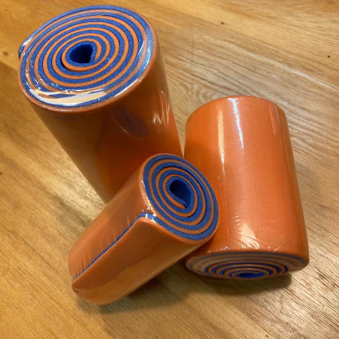 可塑高分子急救卷式夹板 急救固定夹板 高分子骨折夹板 卷式夹板 橘红