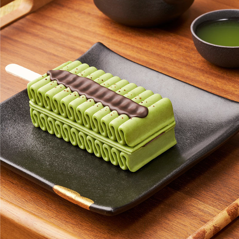 和路雪千层雪棒抹茶口味冰淇淋62g雪糕千层雪棒抹茶口味5支