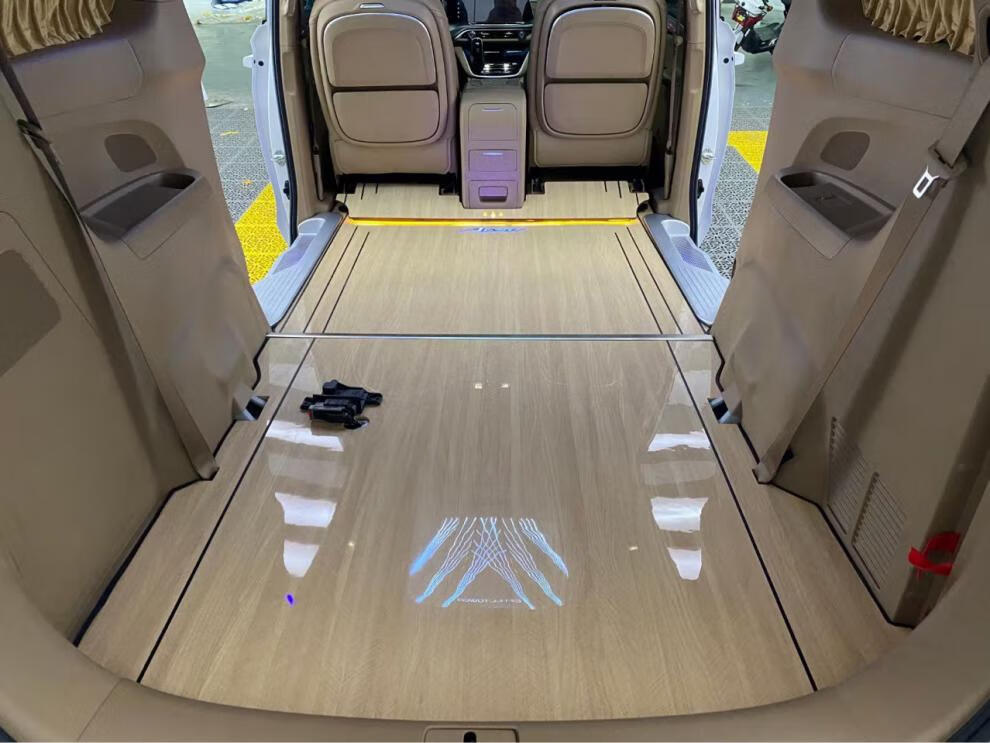 适用于gl8木地板脚垫652t木地板es653tgl8印花木地板商务车木地板改装