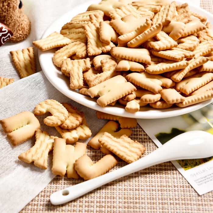 积士佳饼干积士佳字母饼干儿时回忆童年零食小包装手指饼干80后10袋g