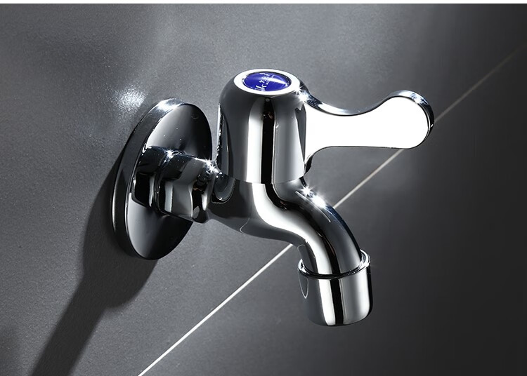 日丰水龙头单冷上海全铜洗衣机水龙头家用一进二出4分专用龙头加长