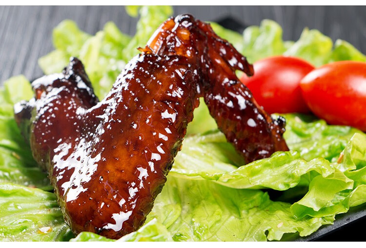 蜜汁鸡翅福建特产小吃卤味鼎韵鸡翅年货礼盒休闲网红零食蜜汁味45克10