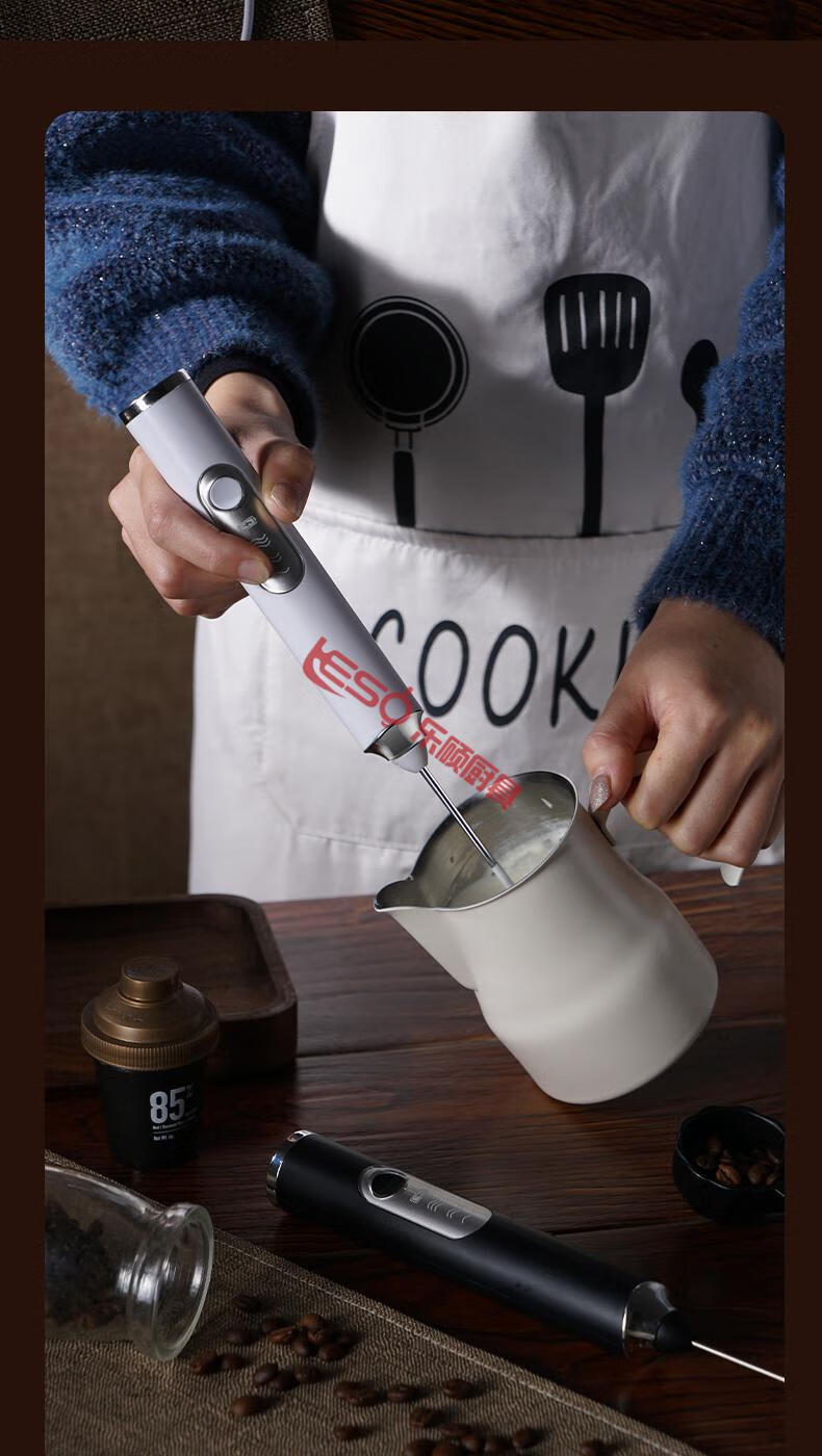 咖啡搅拌棒电动电动打奶器咖啡搅拌棒奶泡打发器小型
