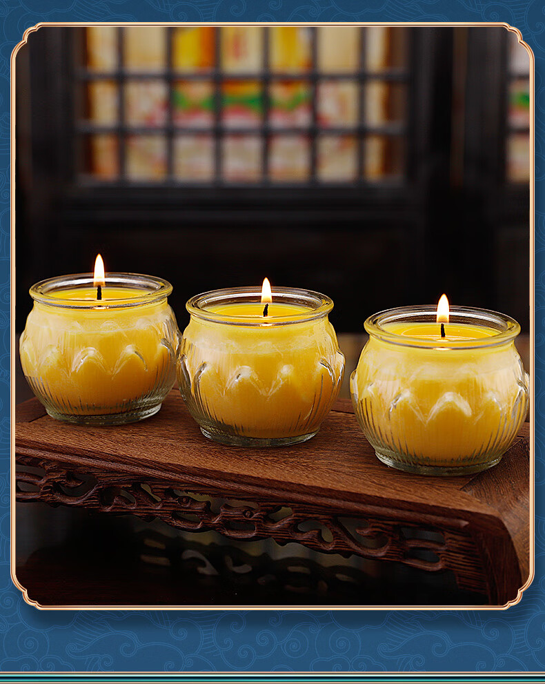 24小时莲花酥油灯36粒装(红)-共6盒【图片 价格 品牌 报价】-京东