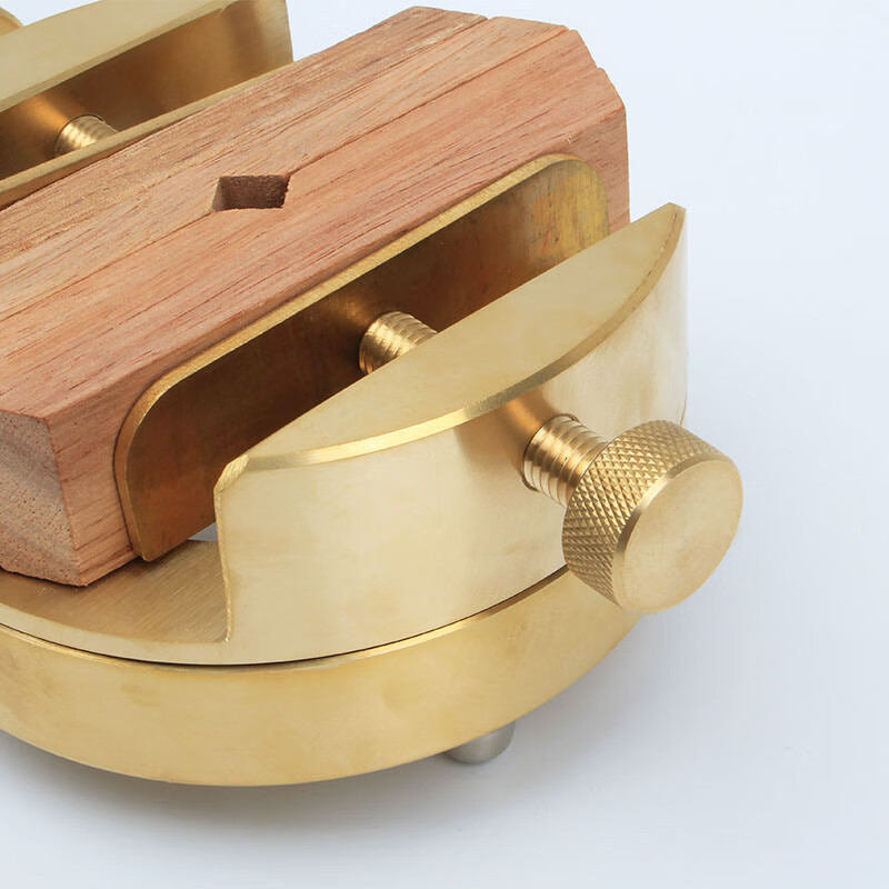 新款大号双头黄铜印床360度旋转金属纯铜印台初学者手工篆刻工具