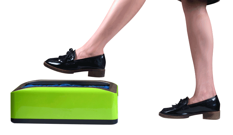 鞋套机全自动新款鞋套机家用办公脚套机鞋膜机智能脚踩一次性鞋盒器