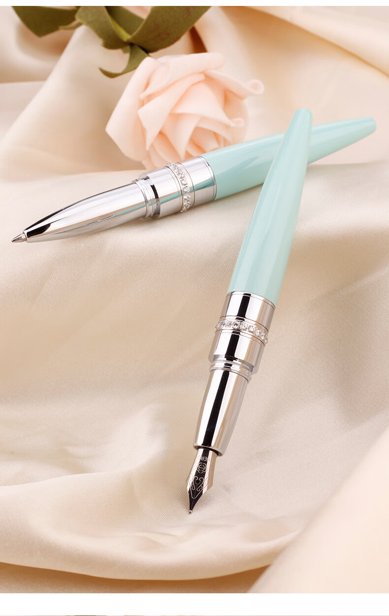 hero英雄施华诺世奇水晶钢笔hs200女士女式时尚墨水笔商务办公书写