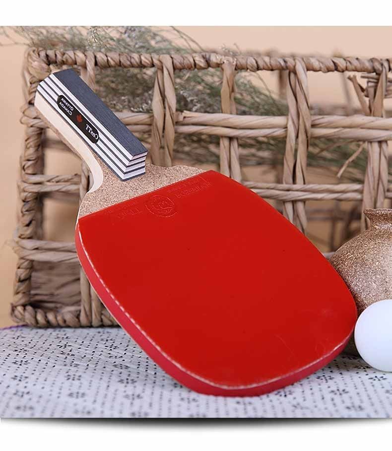 hkda 乒乓球拍 兵乒球拍乒乓球拍加厚单层乒乓球拍日式乒乓球拍直板