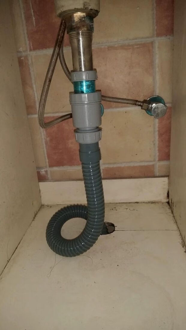 浴室防臭台面盆洗手盆下水管洗脸盆拖把池加长排水洗手间加厚软管 40