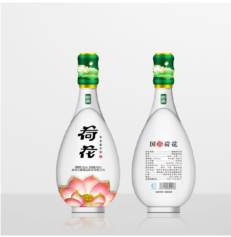 荷花白酒杜蕾图片