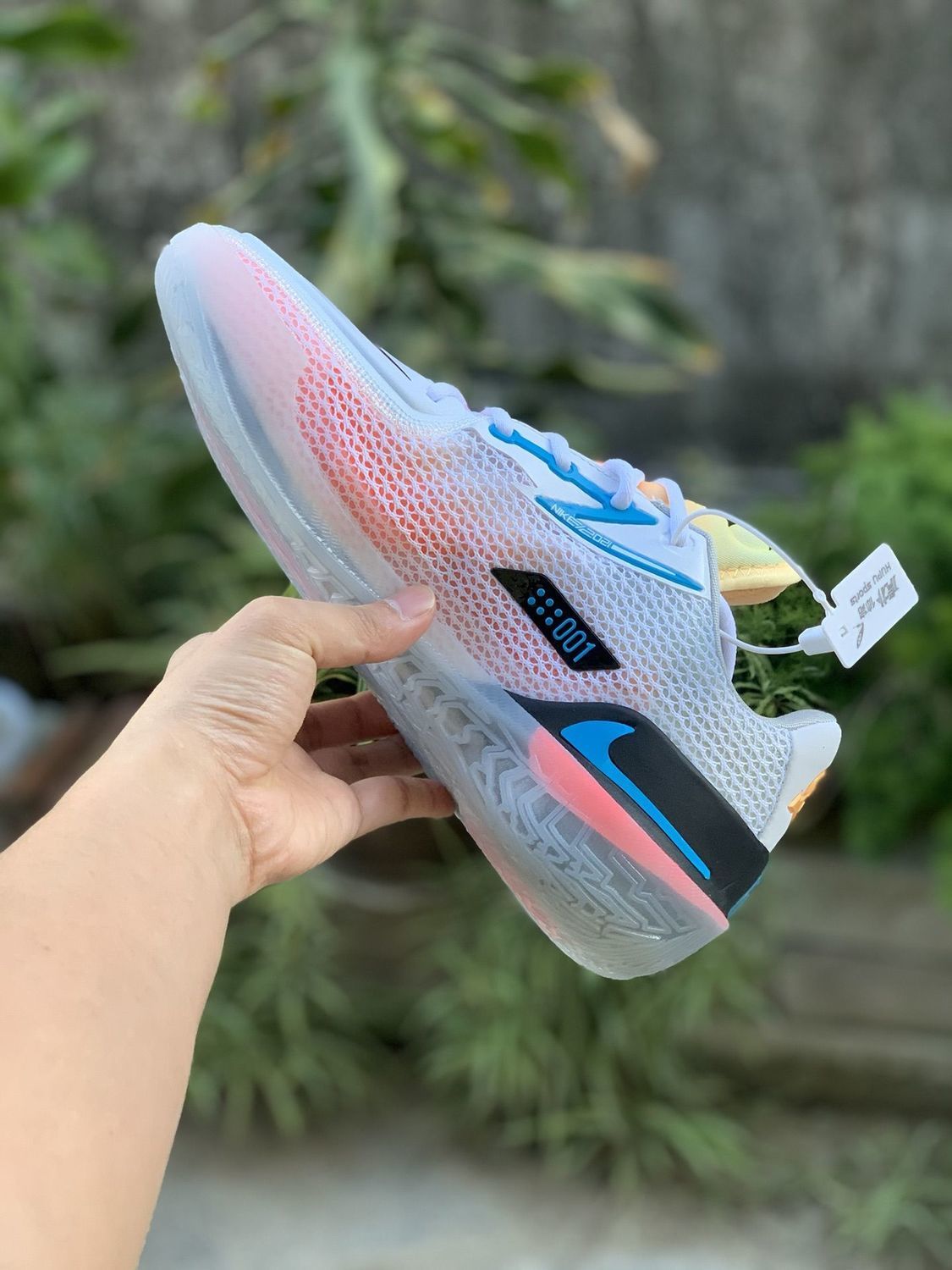 纯莆田gtcut篮球鞋gtcut水蜜桃男子低帮气垫缓震实战篮球鞋女白红黑39