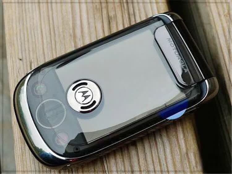 库存motorola/摩托罗拉 a1800电信移动双网经典 翻盖手写老人 黑色