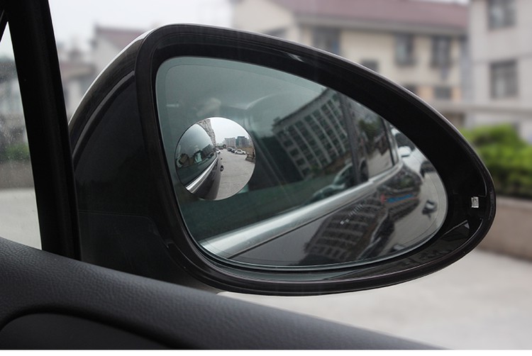 双十一爆新款适用于汽车辅助倒车镜玻璃曲面镜后视360度调节广角
